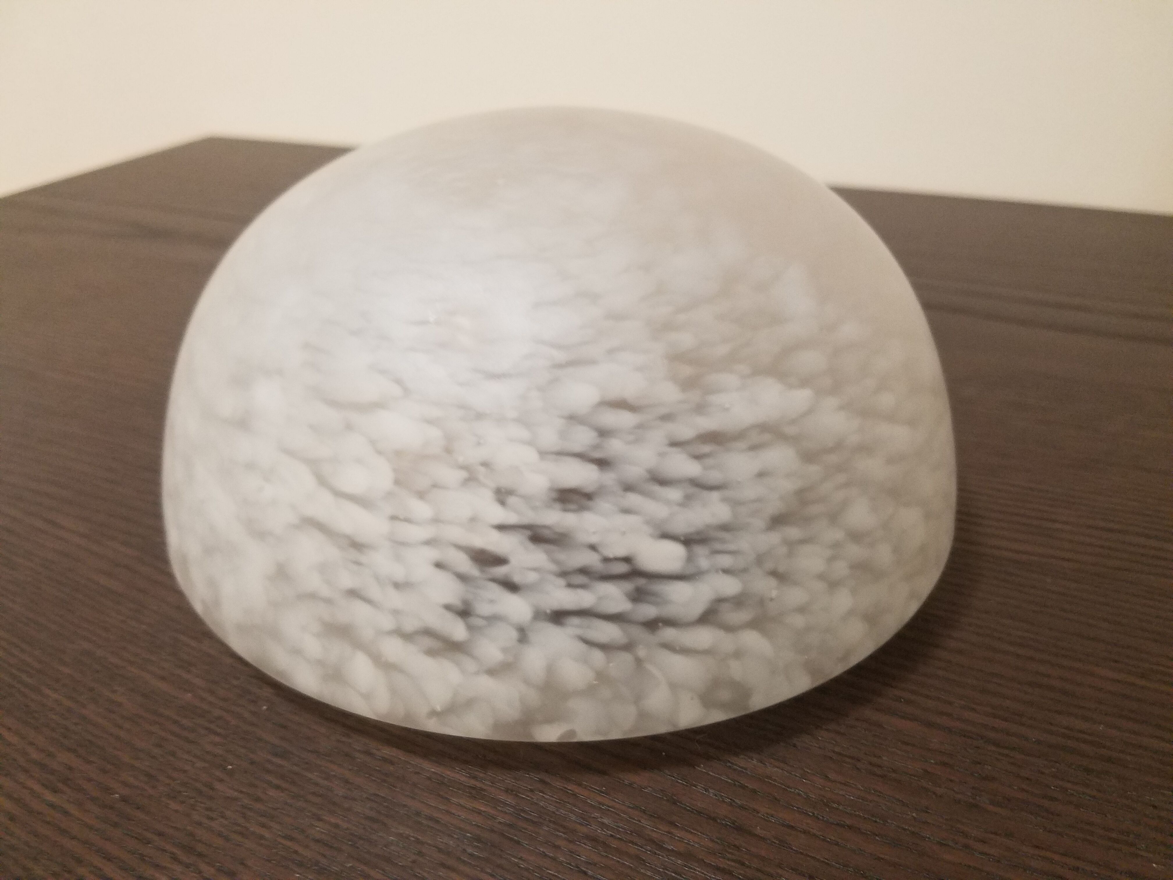 Vintage Clichy glass ceiling light