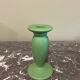 Vintage green candlestick