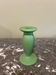 Vintage green candlestick