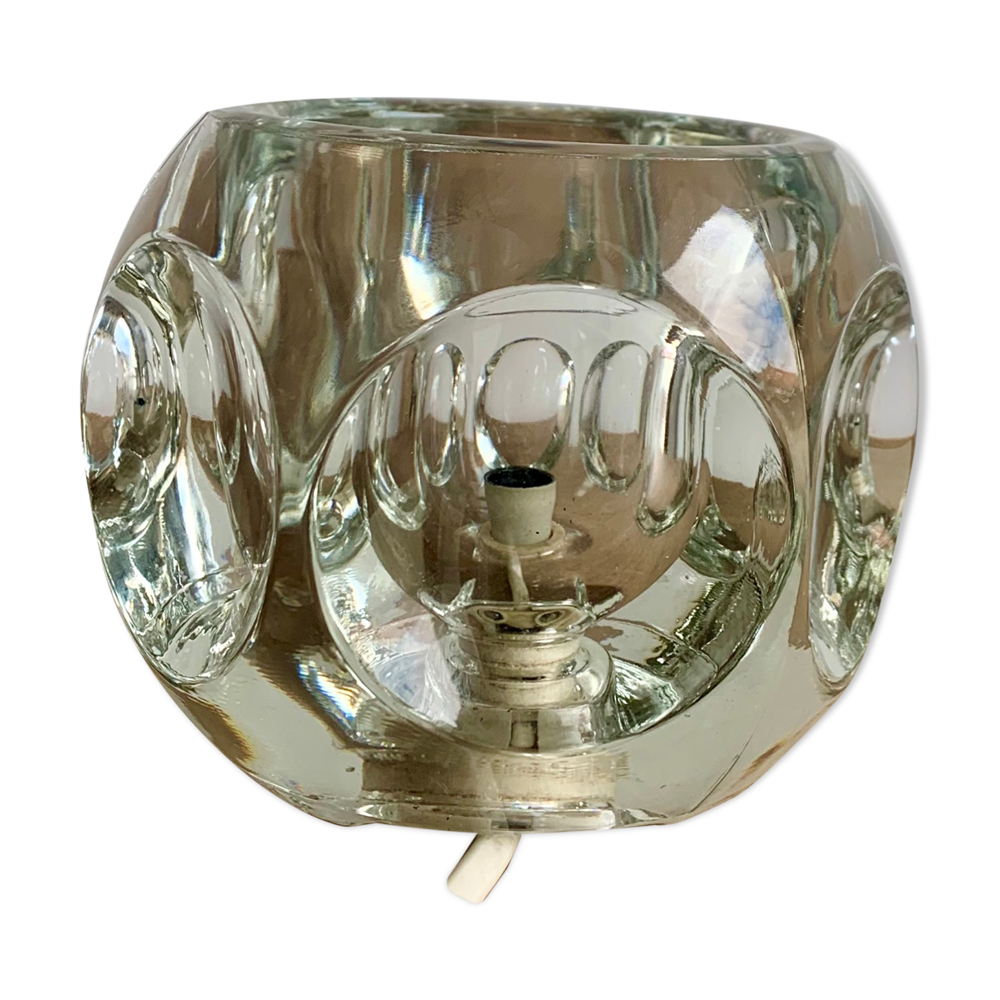 Ice cube table lamp by Peill & Putzler, 1970s