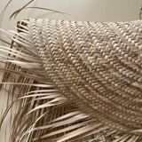 Raffia pendant light