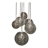 Grand cascading chandelier by Doria, Germany, 1970s.