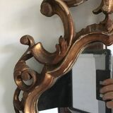 Golden mirror  40x64cm