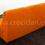 Orange sofa 70'