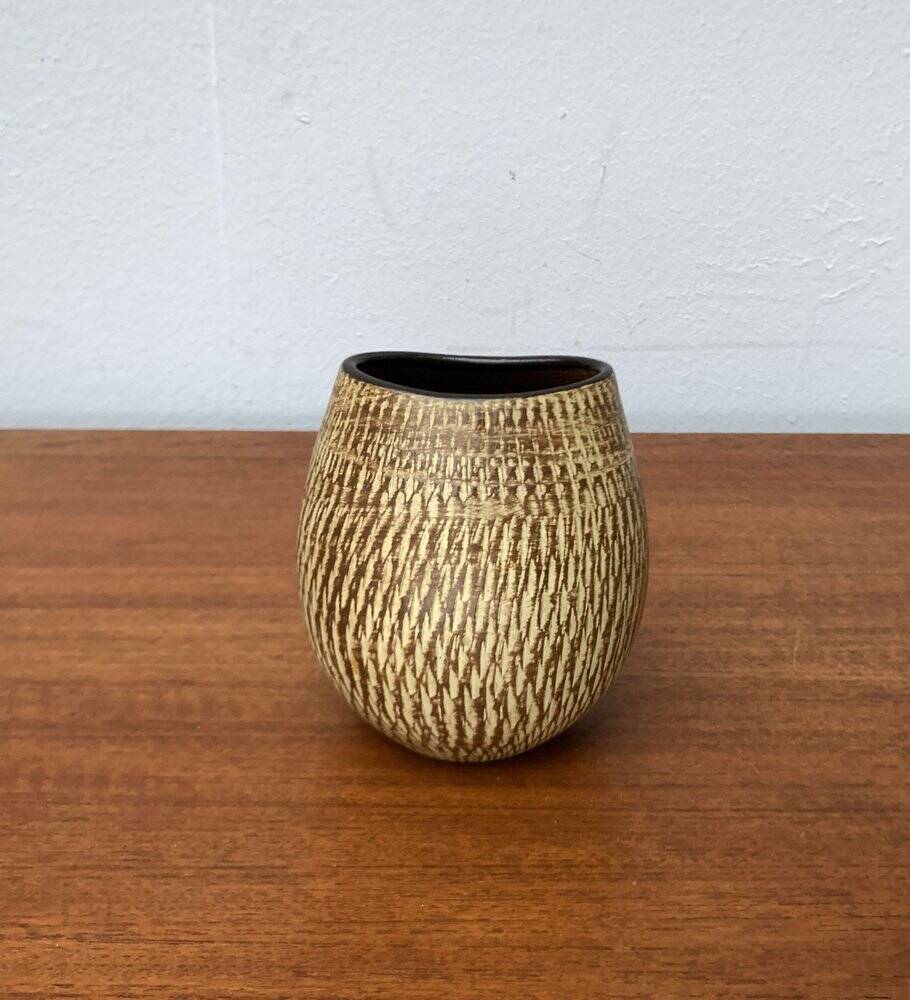 Vase en poterie allemande de l'Ouest par Rudolf Christmann pour Dümler & Breiden, années 1960