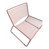 Hee low armchair rust metal - Hay
