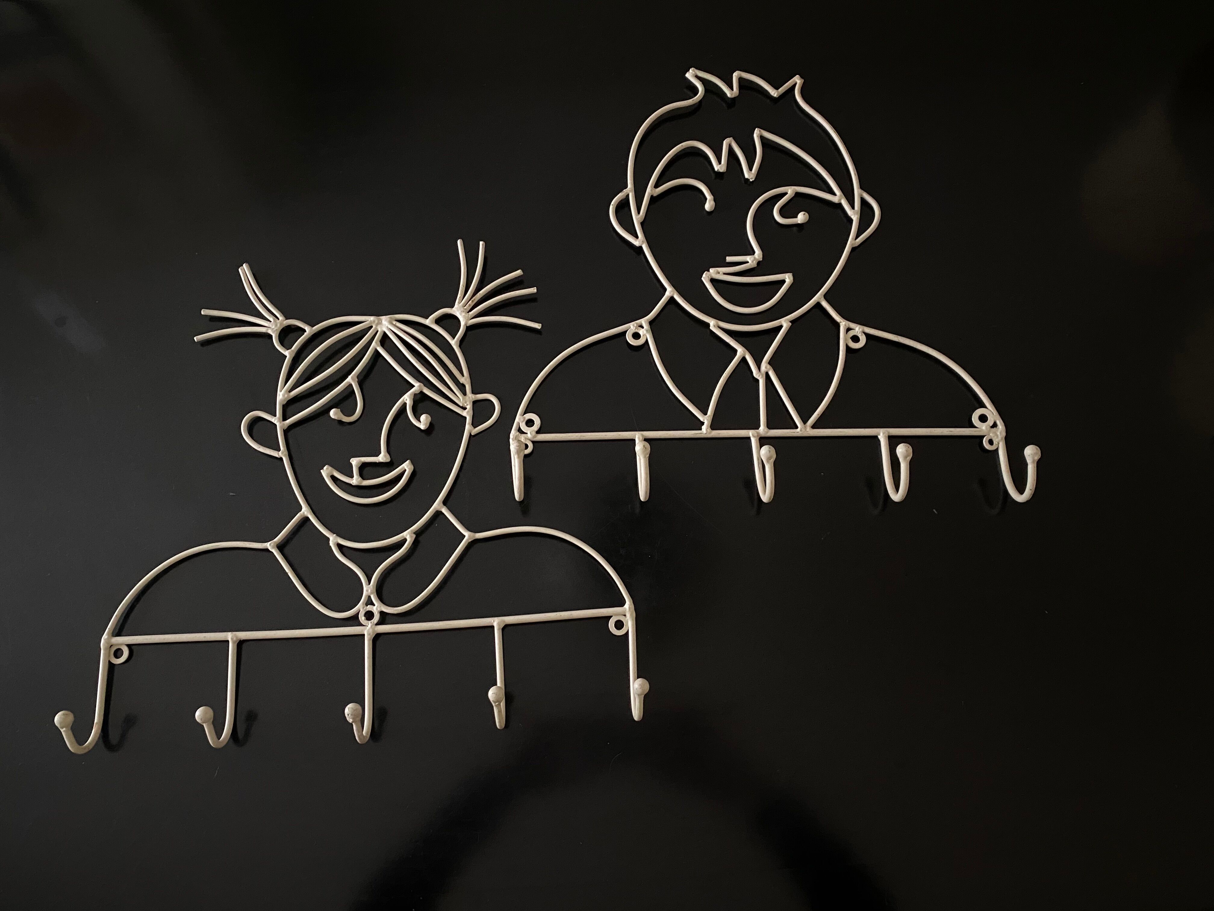 wall coat rack for girl and boy