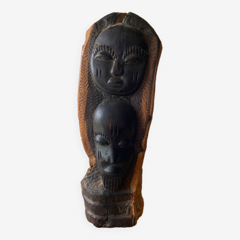 Sculpture makonde en ébène