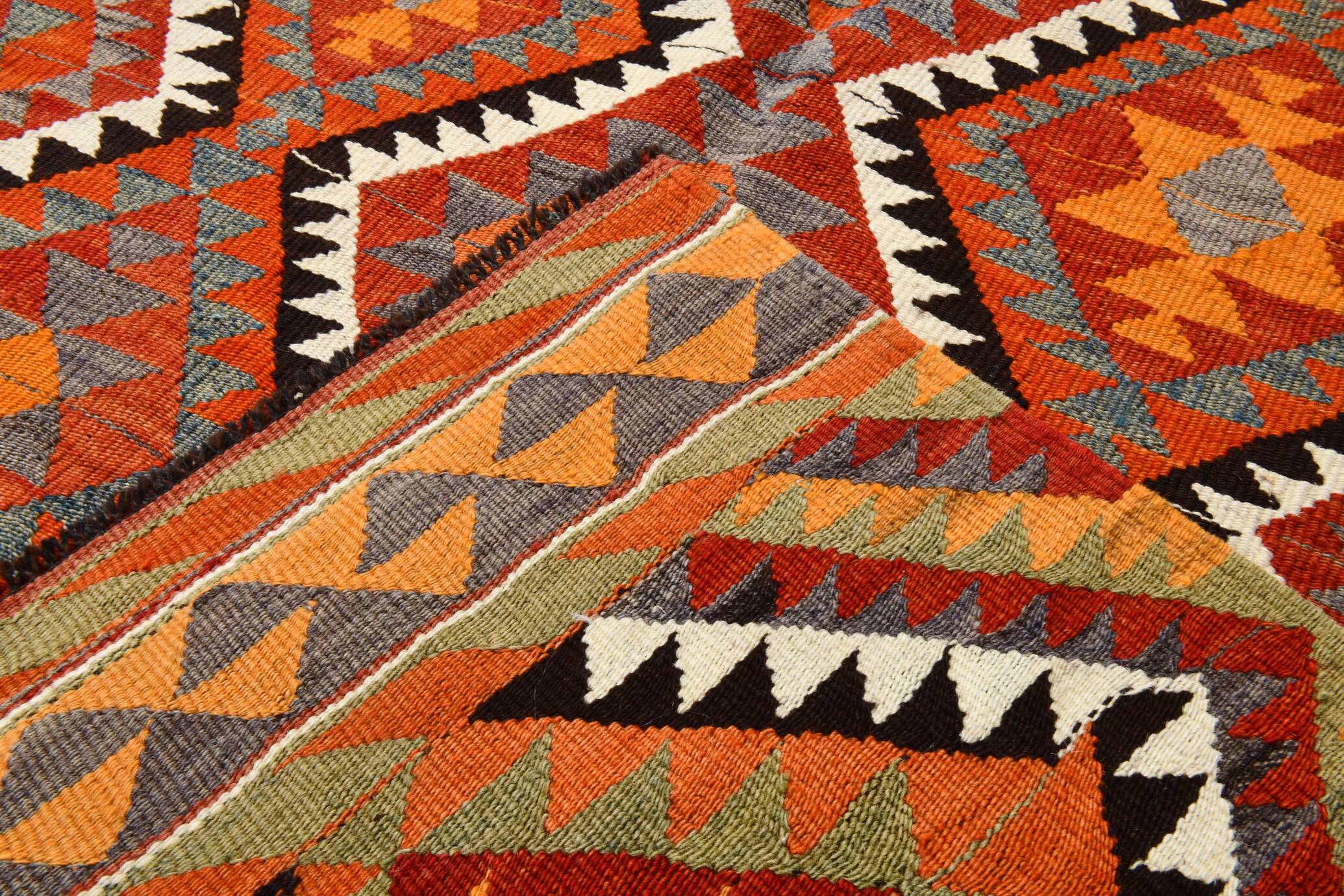 Turkish Flatweave Kilim Rug, 165x317 Cm