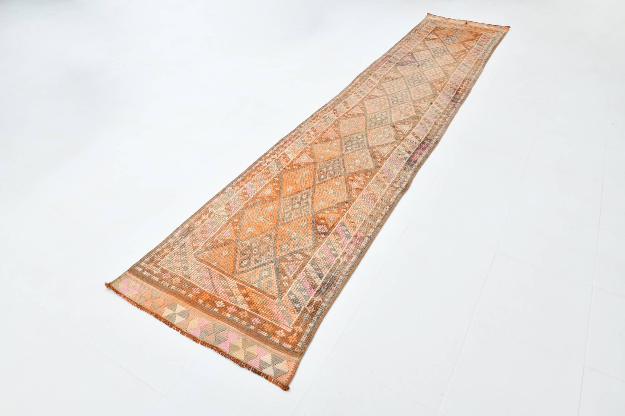 Long Stair Vintage Runner Rug