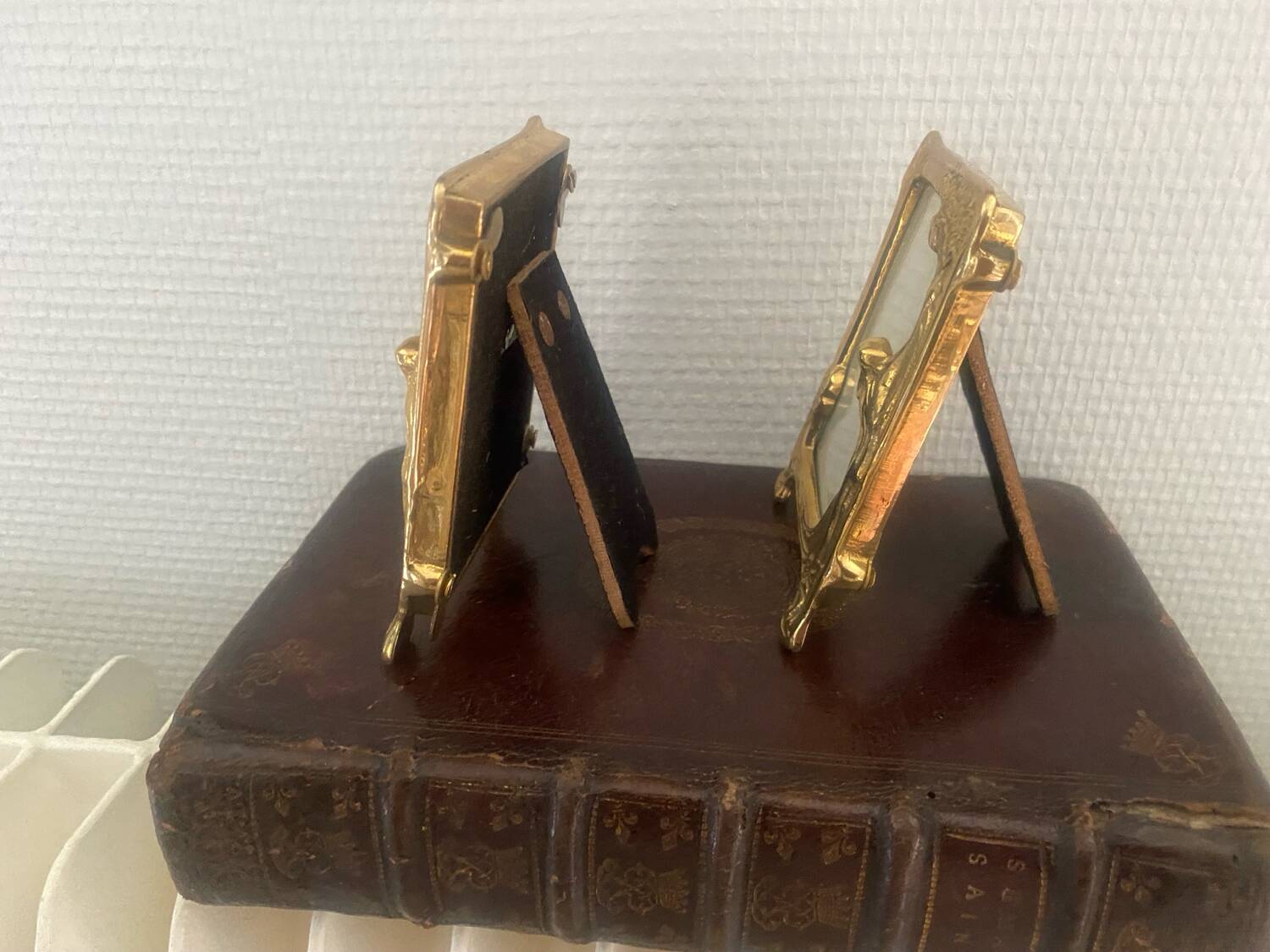 Brass photo frames