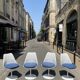 Tulip chairs by eero saarinen for knoll