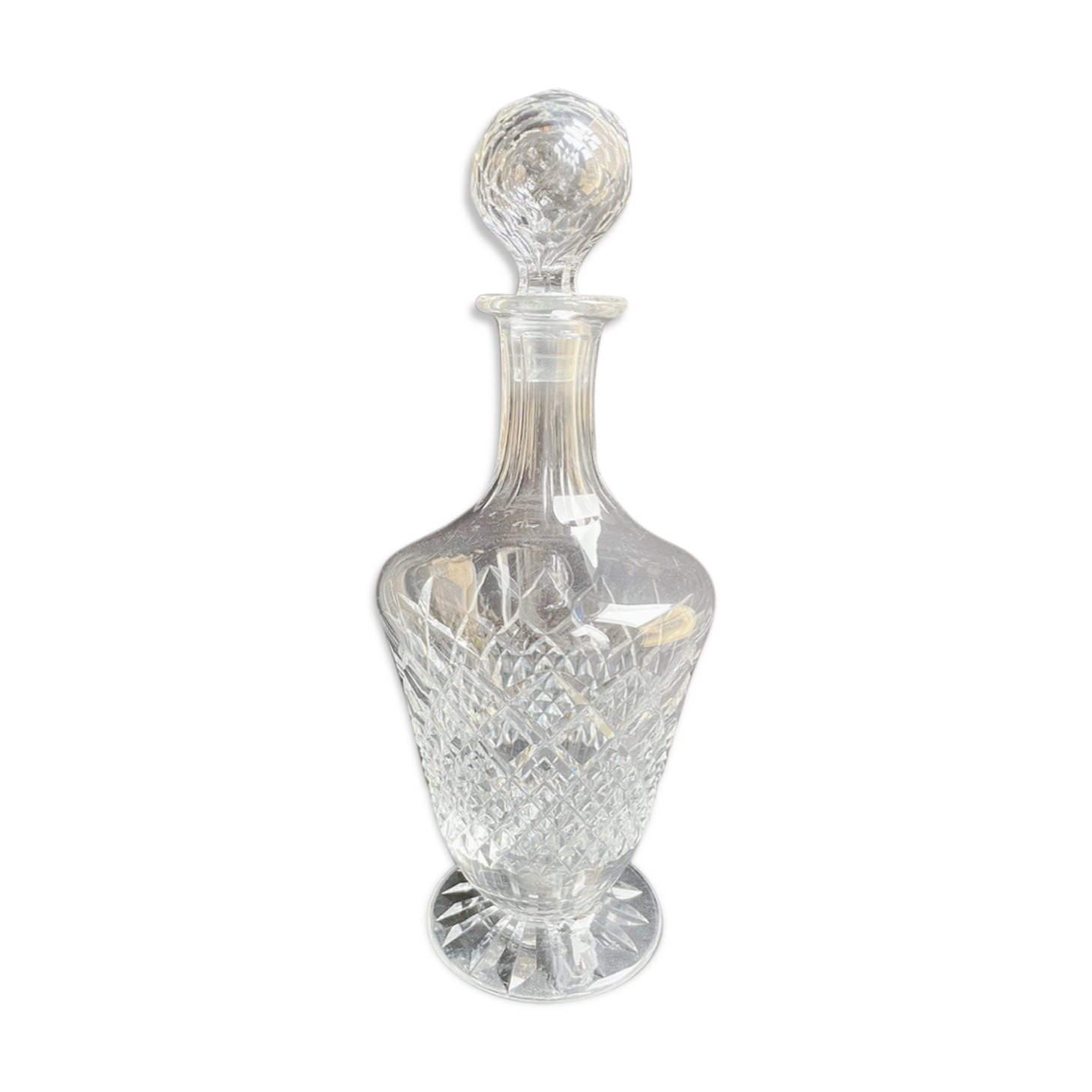 Carafe - Art Deco - Blown and cut crystal