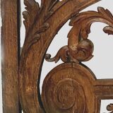 Decorative panel in carved oak wood 19th century