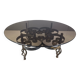 Brutalist Wrought iron coffee table 1970s
