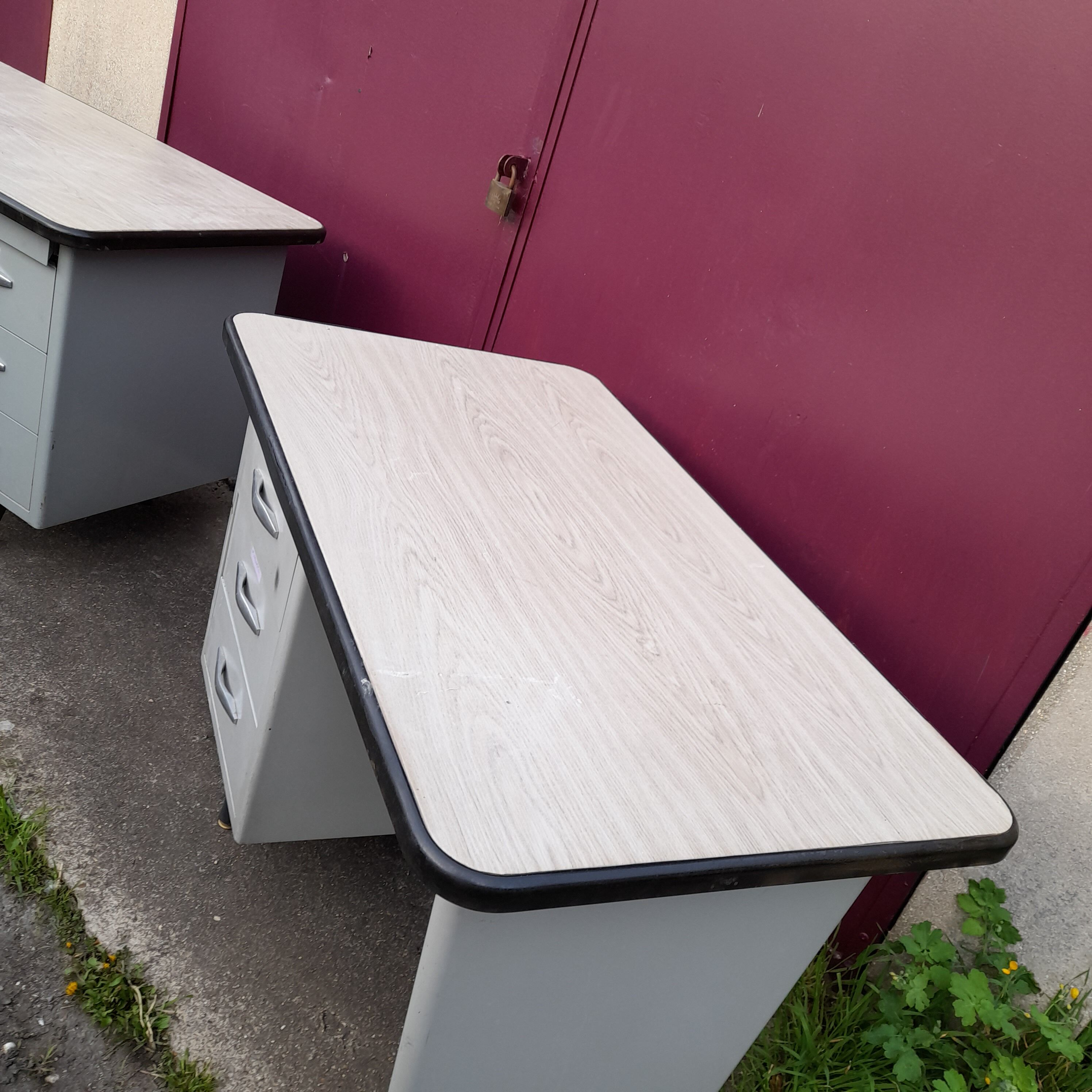 Couple de bureaux années 50