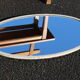 Steel oval mirror 58x92m