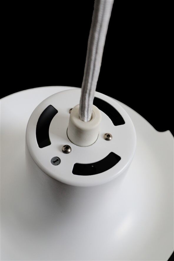 Louis Poulsen / Poul Henningsen “PH 5” pendant lamp with glass diffuser / Mid-century Danish modern design / PH5