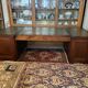 Immense oak solid wood staff desk in English style 248 x 114 cm