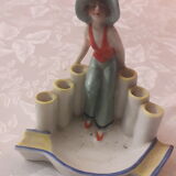 Cendrier porcelaine publicitaire ,bords de mer