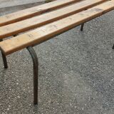 Vintage bench from the 60s - school - administration - parish - convent