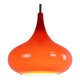 Glass pendant lamp orange
