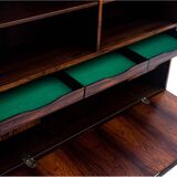 Rosewood shelf designed by Omann Jun, Denmark, 1960s. After renovation.