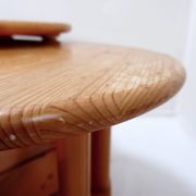 Set of 3 vintage side tables, in the style of Rainer Daumiller