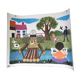 Affiche scolaire pédagogique Fernand Nathan 1965 thème Au jardin