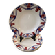 Lots de 4 assiettes creuses moulin des loups ancienne