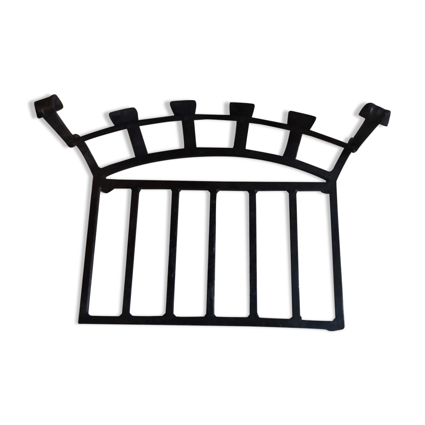 Wrought iron chimney grille