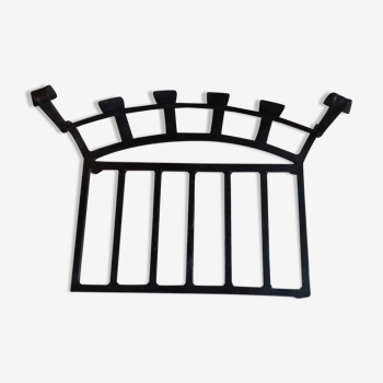 Wrought iron chimney grille