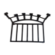 Grille de cheminée fer forgé