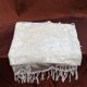 Hand embroidered bed cover with vintage crochet dimension: width -180cm- height -230cm-