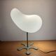 Lampe de table "Coco" design Aldo Cibic édition Foscarini - Métal gris & ve