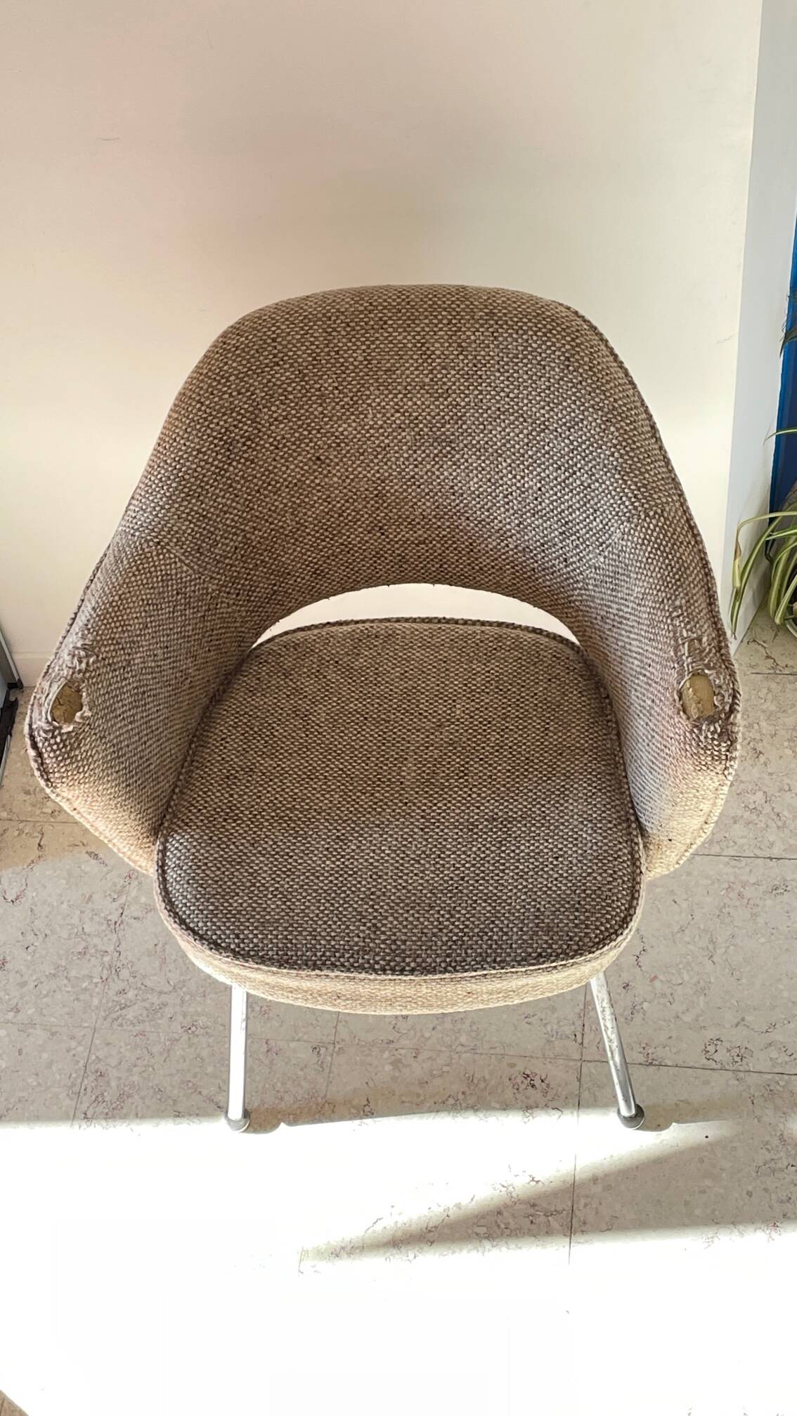 Fauteuil Conférence Eero Saarinen par Knoll années 70