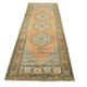 Tapis de couloir vintage vert et orange