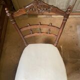 Chaise ancienne bois sculpté