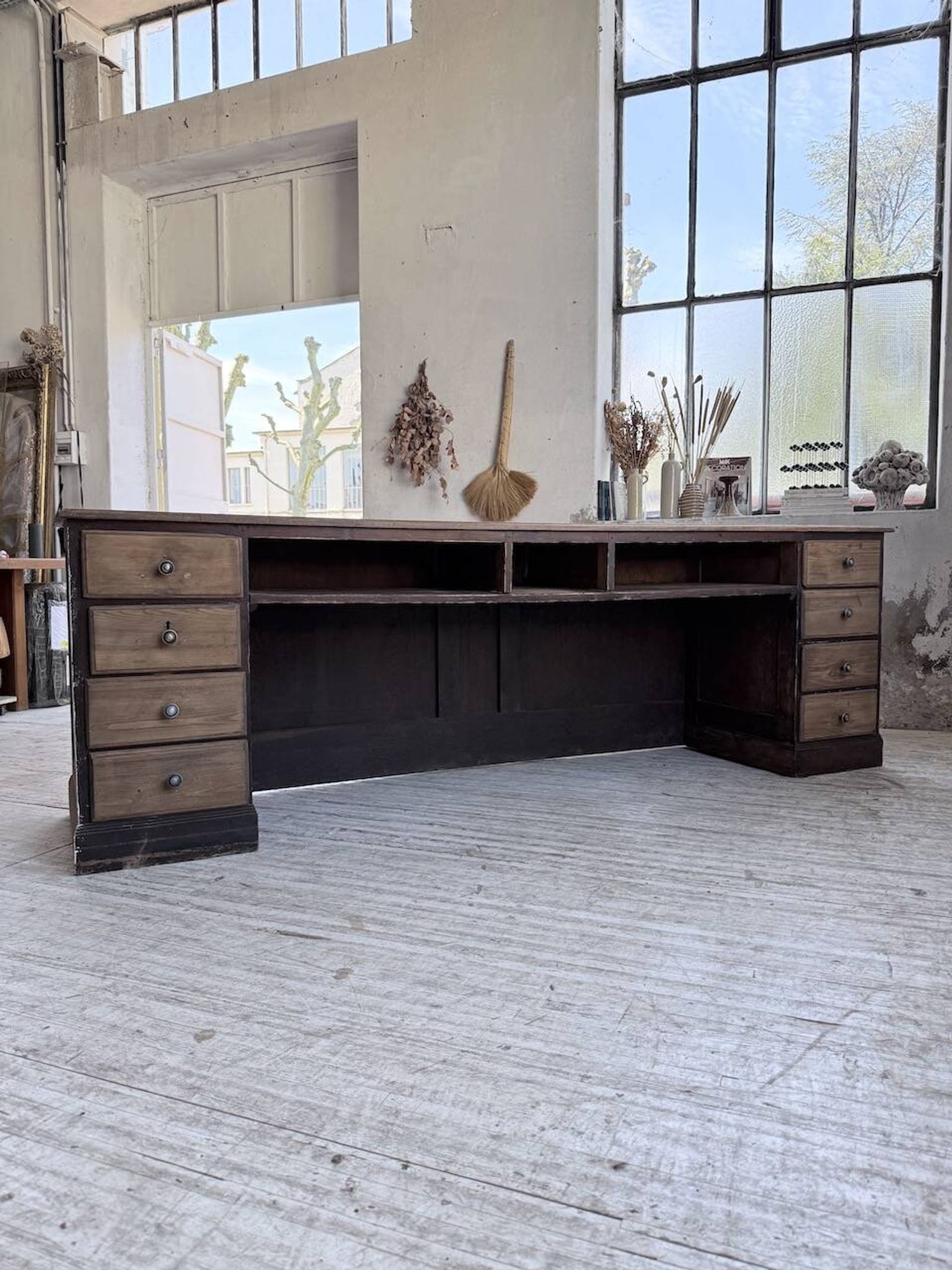 Oak workbench 250 cm XL 1950