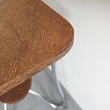 Vintage 1950s pedestal side table