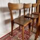Set of 5 vintage wooden bistro chairs – Baumann style