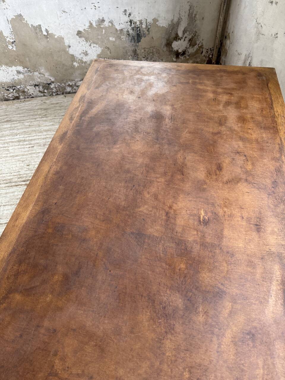 Table de repas chêne 1940 Dudouyt 240cm