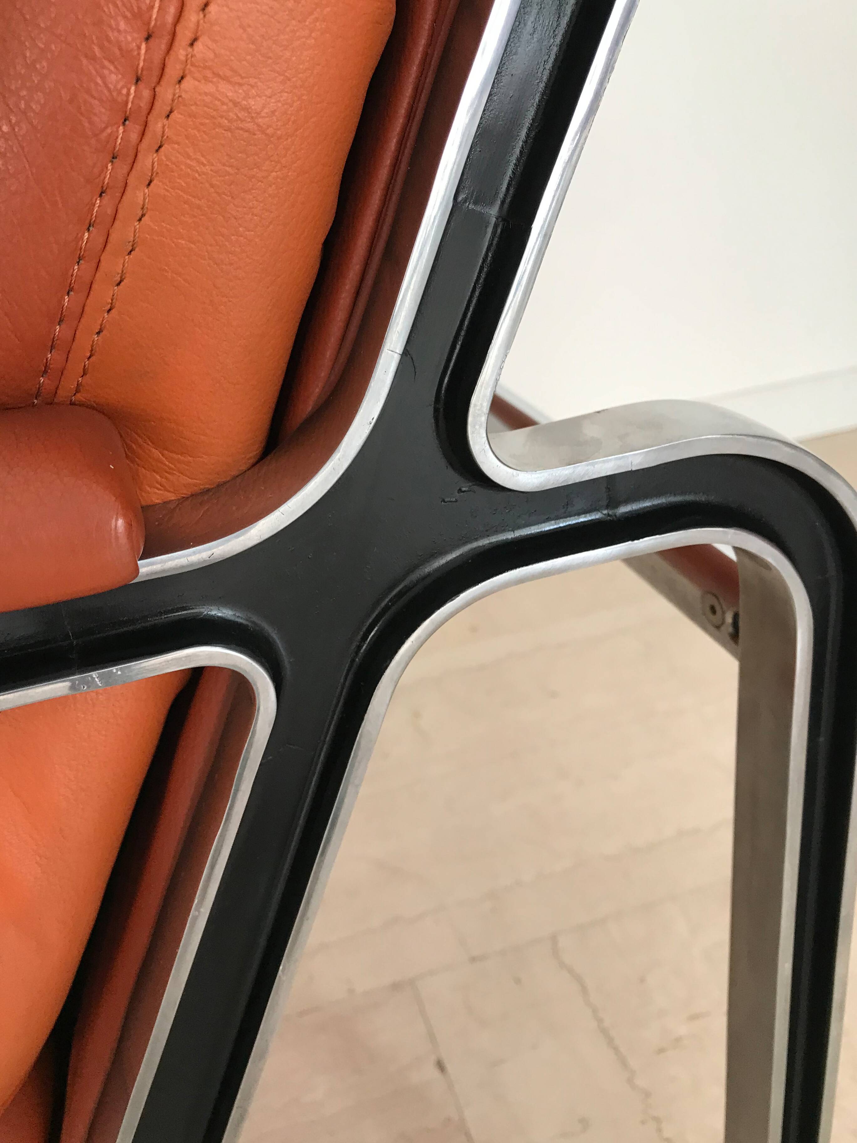 Andre Vandenbeuck for Strassle International armchairs model Aluline, Switzerland 1960s