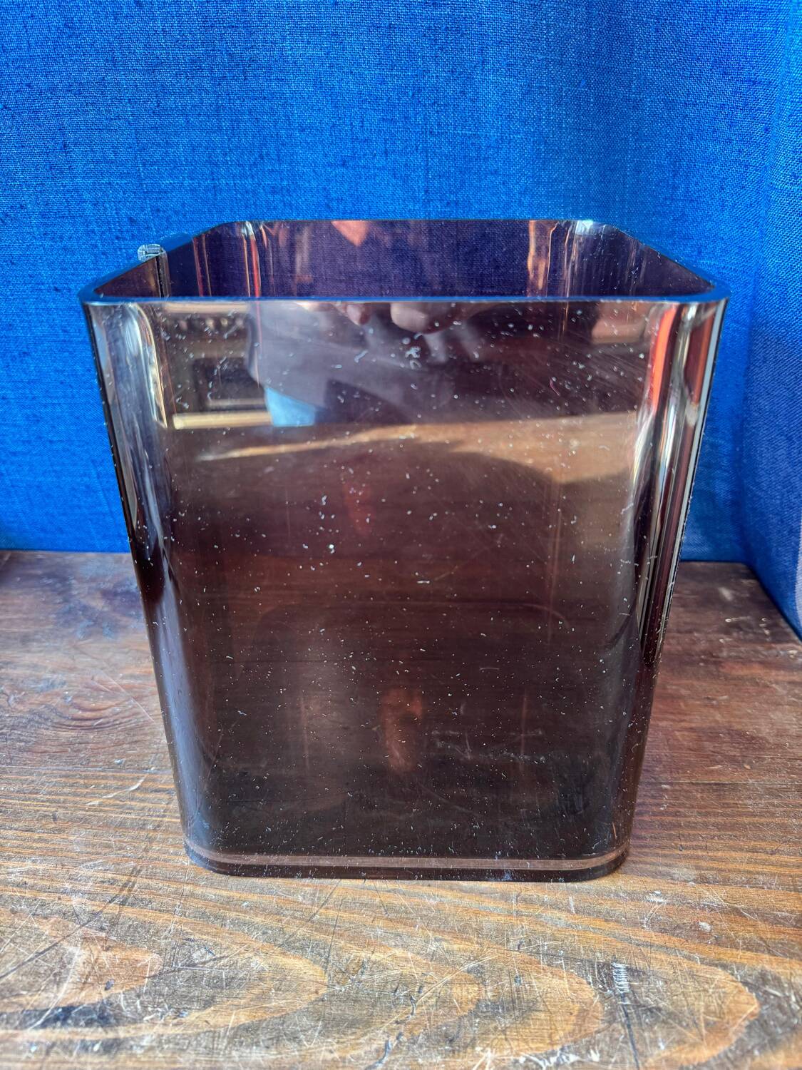 Vintage paper bin by Michel Dumas for Roche Bobois (1970)