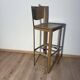 Pair of leather stools Enrico Pellizoni