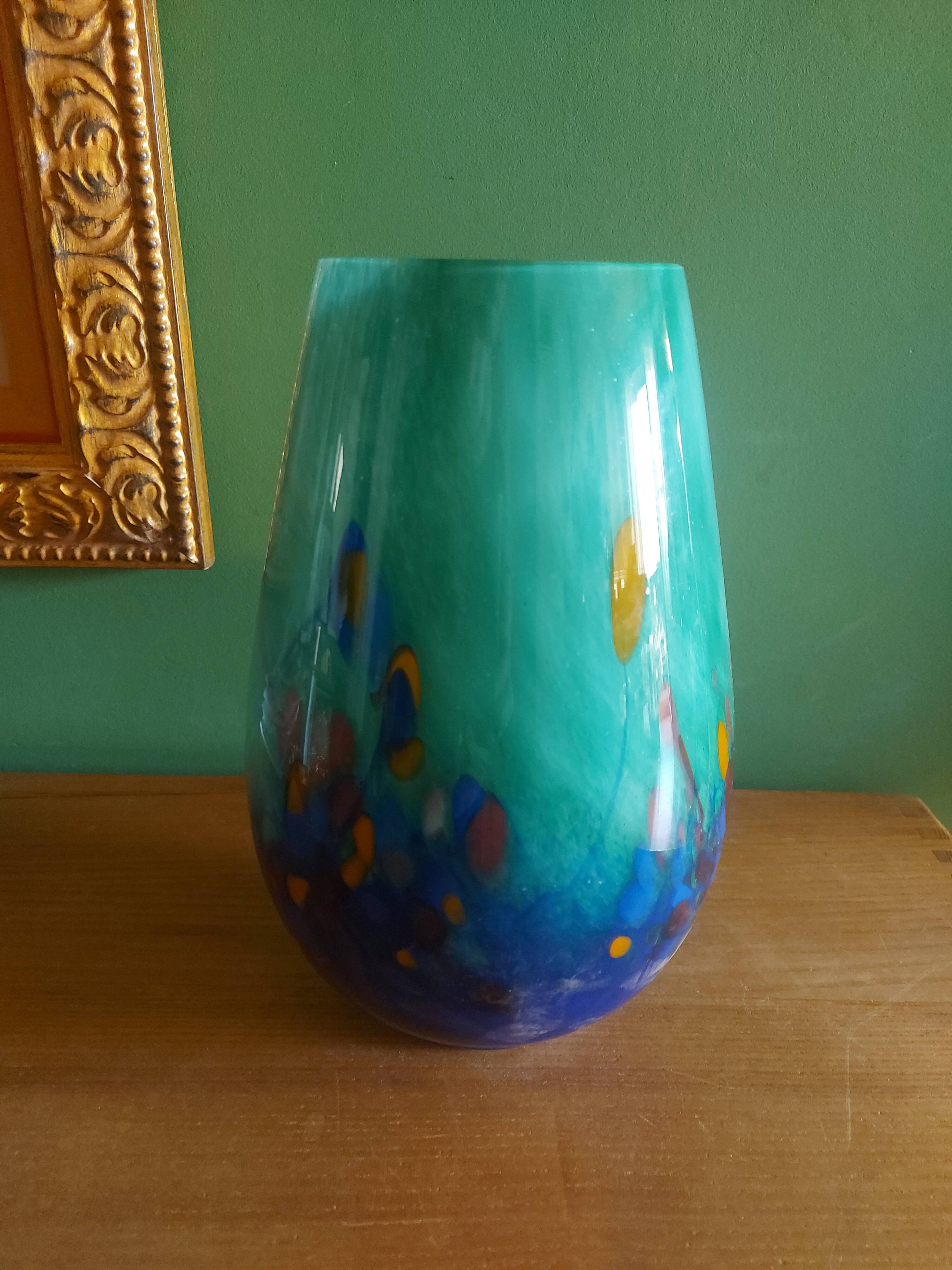 Blown glass lamp soisy, essonne