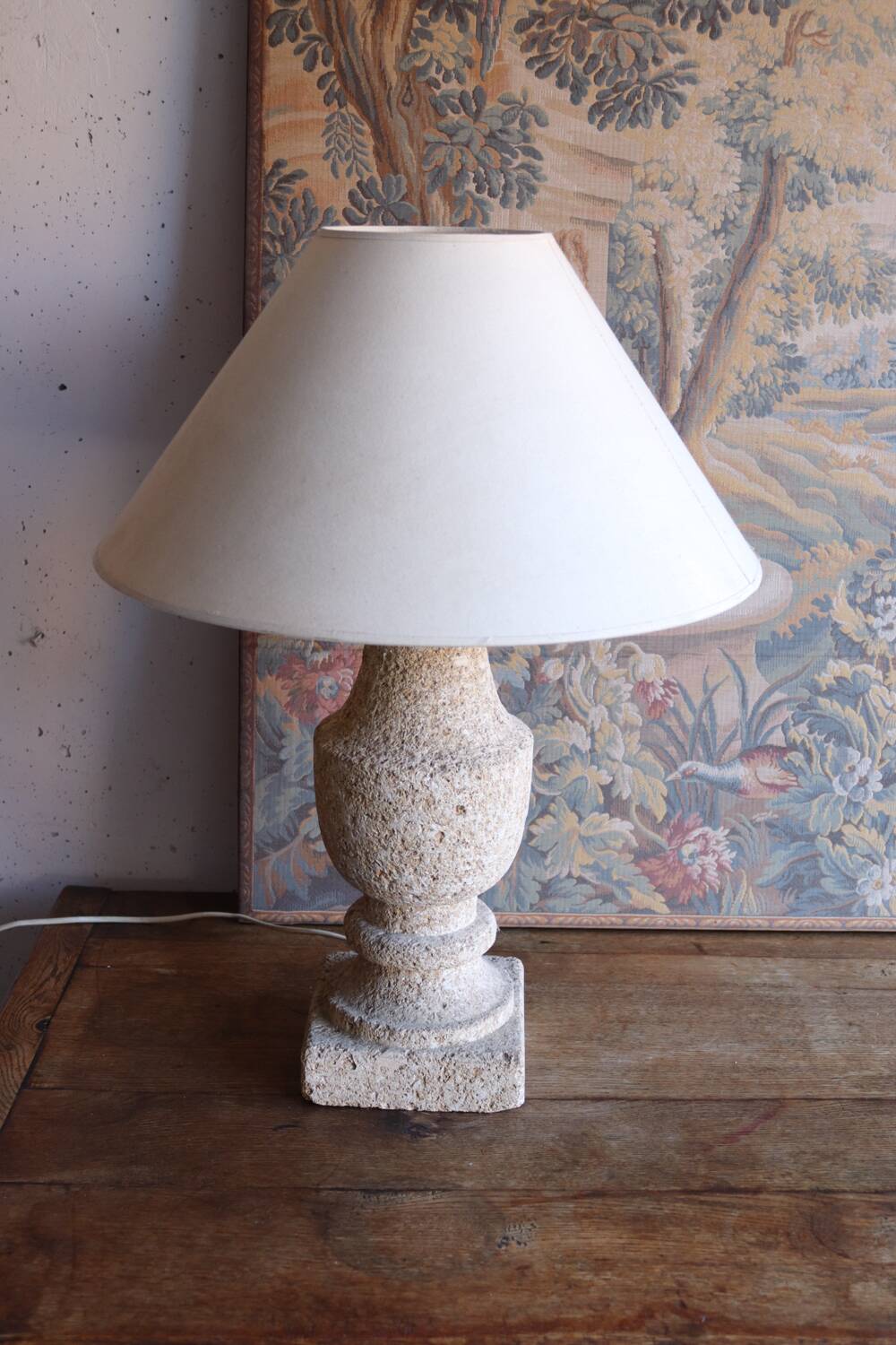 Vintage stone lamp – 1970s