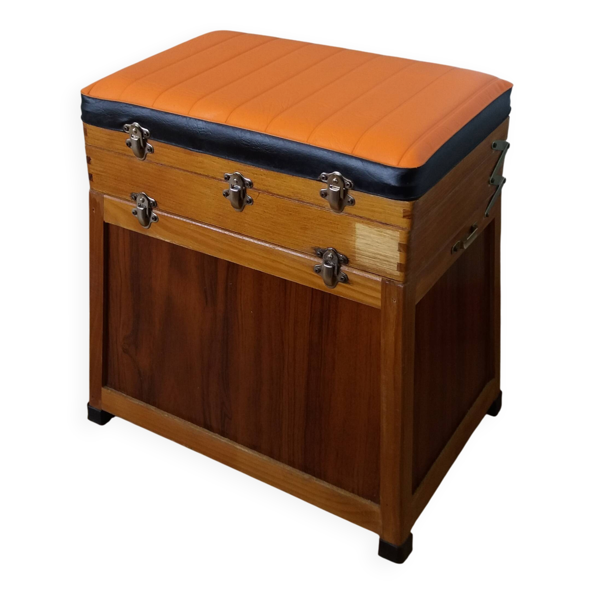 Fisherman's stool storage chest