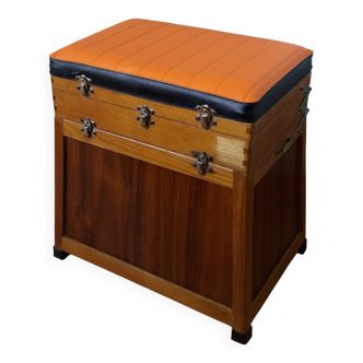 Fisherman's stool storage chest