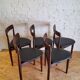 Danish Scandinavian table and chairs by Hans Olsen for Frem Røjle 1960